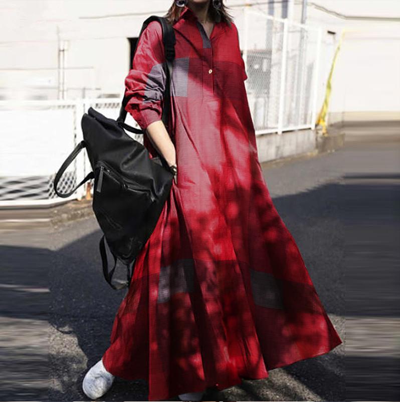 Geometric Figure Printed Maxi Dress