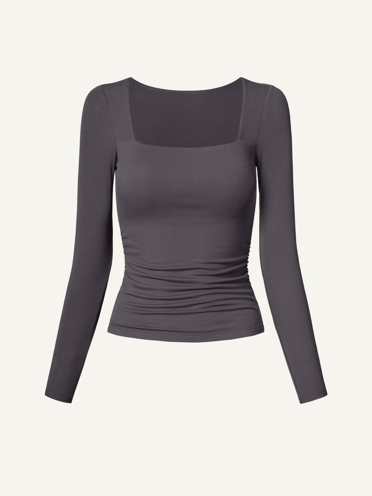 Square Neck Ruched Brami Top